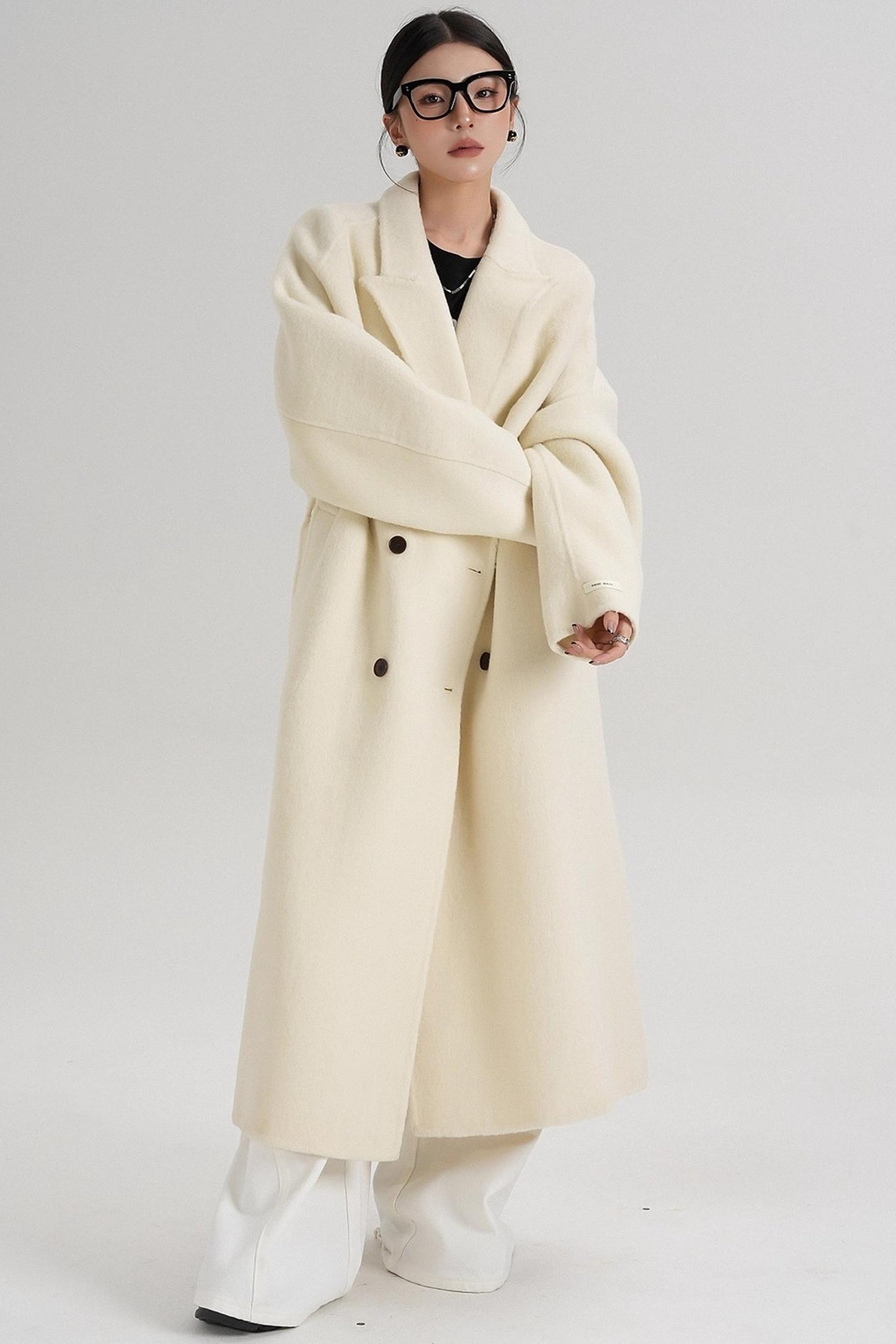 Minimalist Wool Long Jacket
