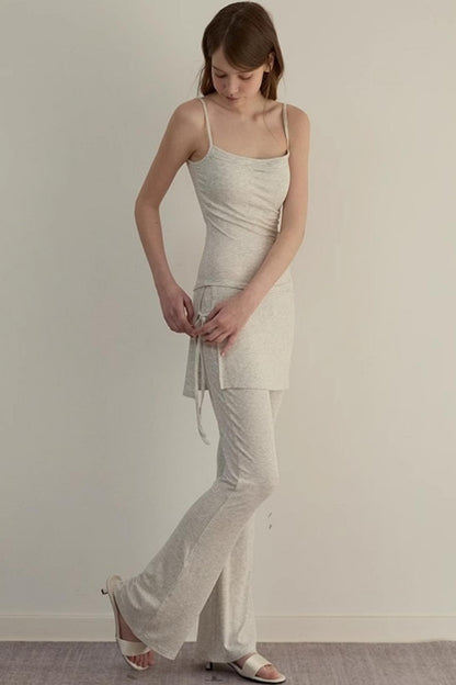 Summer Rhinestone Camisole & Pants Set