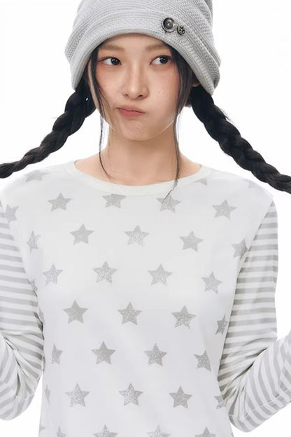 Star Stripe Slim Fit Top