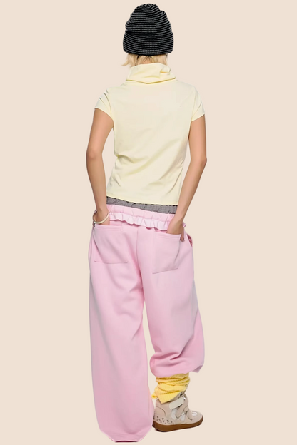 Retro High-Neck Summer Top