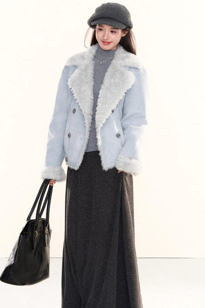 Ribbed Waist-Cinching Knit Sweater