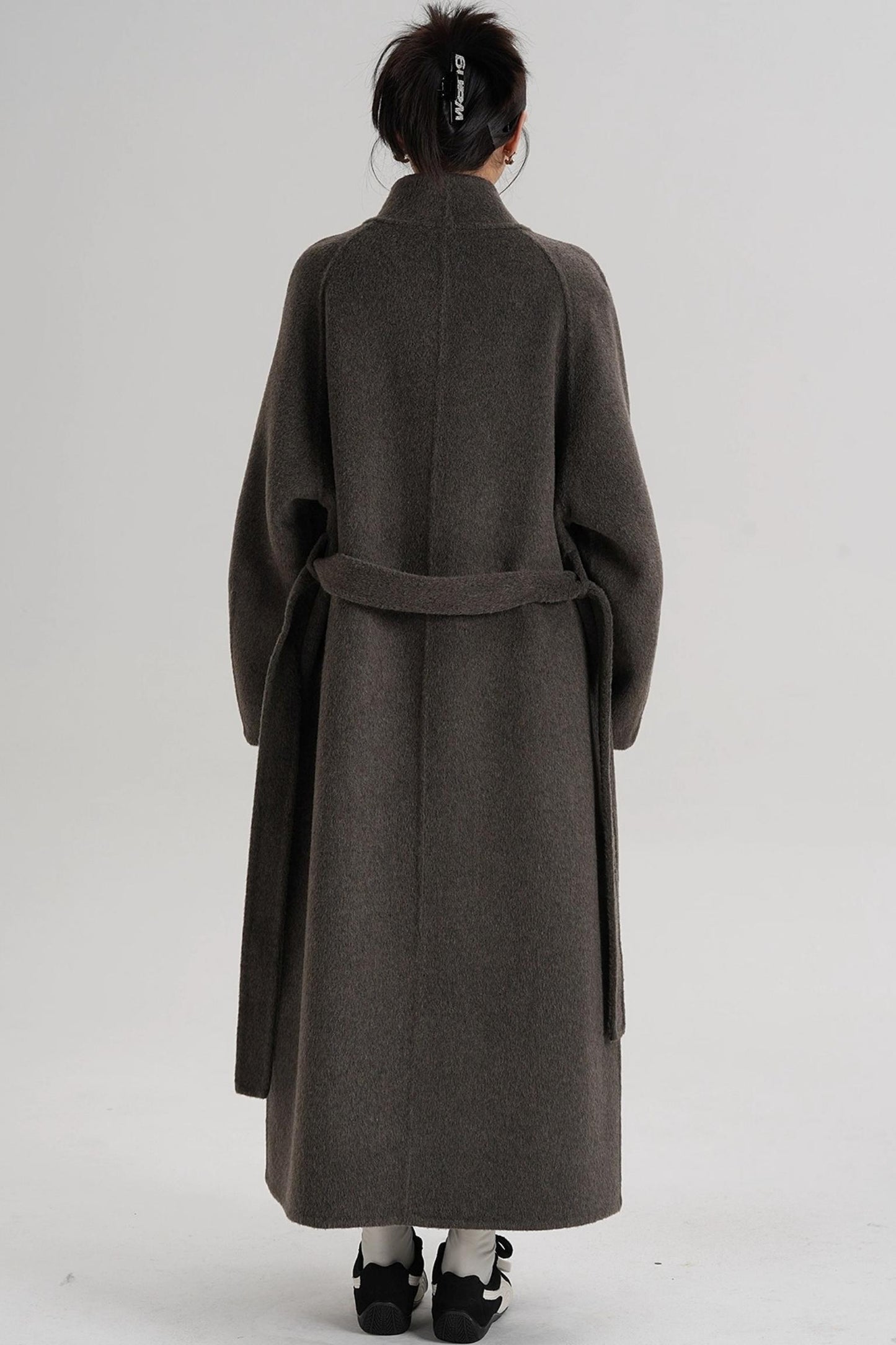 High Neck Wool Coat