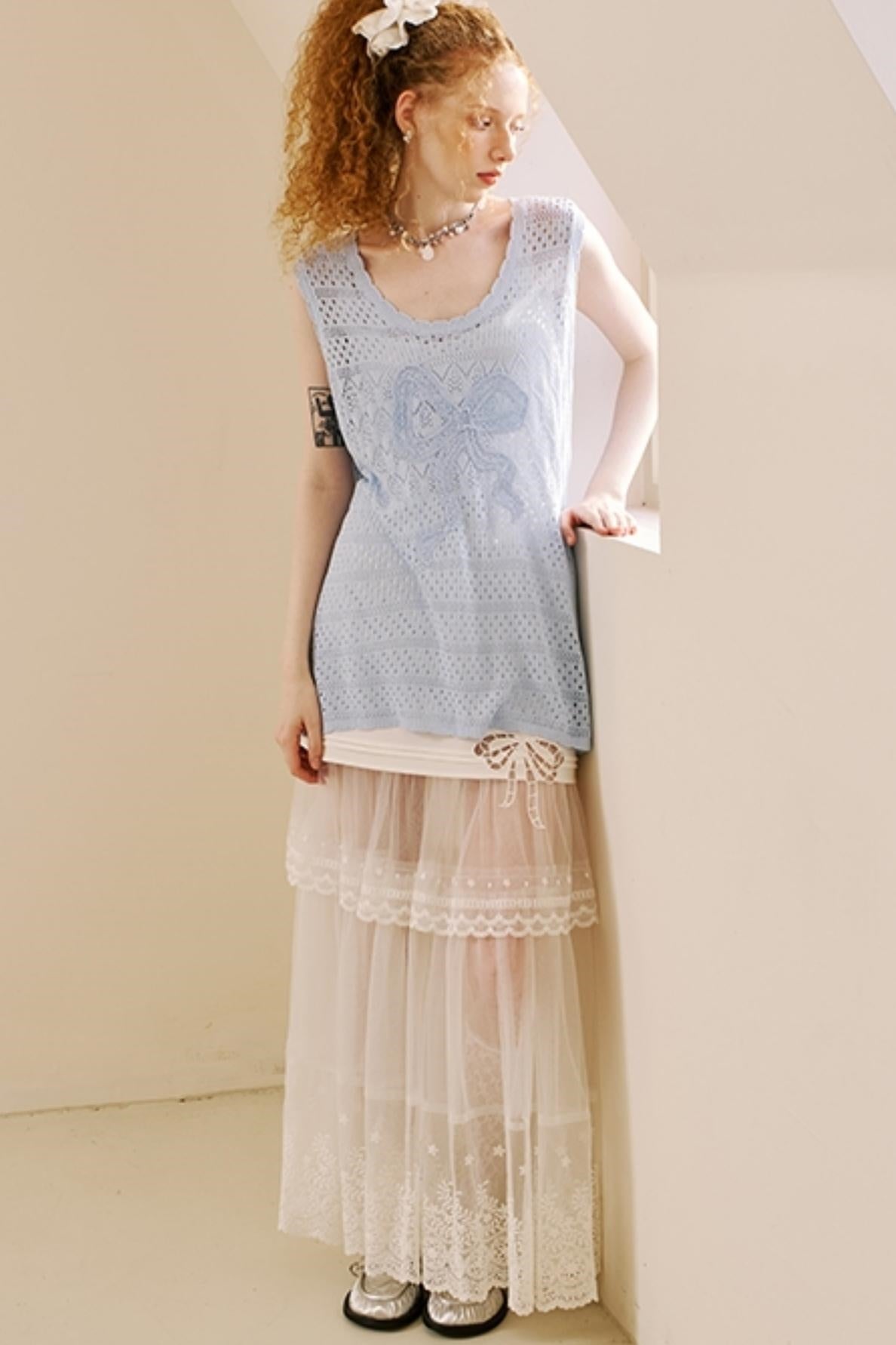 Chic Lace Half Skirt