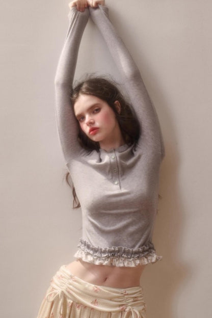 Fluffy Rabbit Lace Top