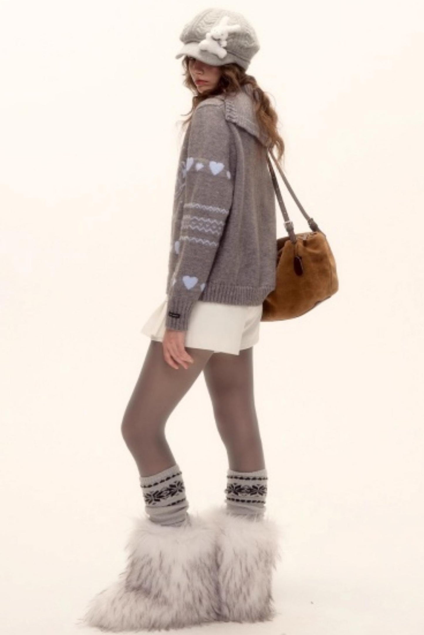 Retro Jacquard Knit Sweater