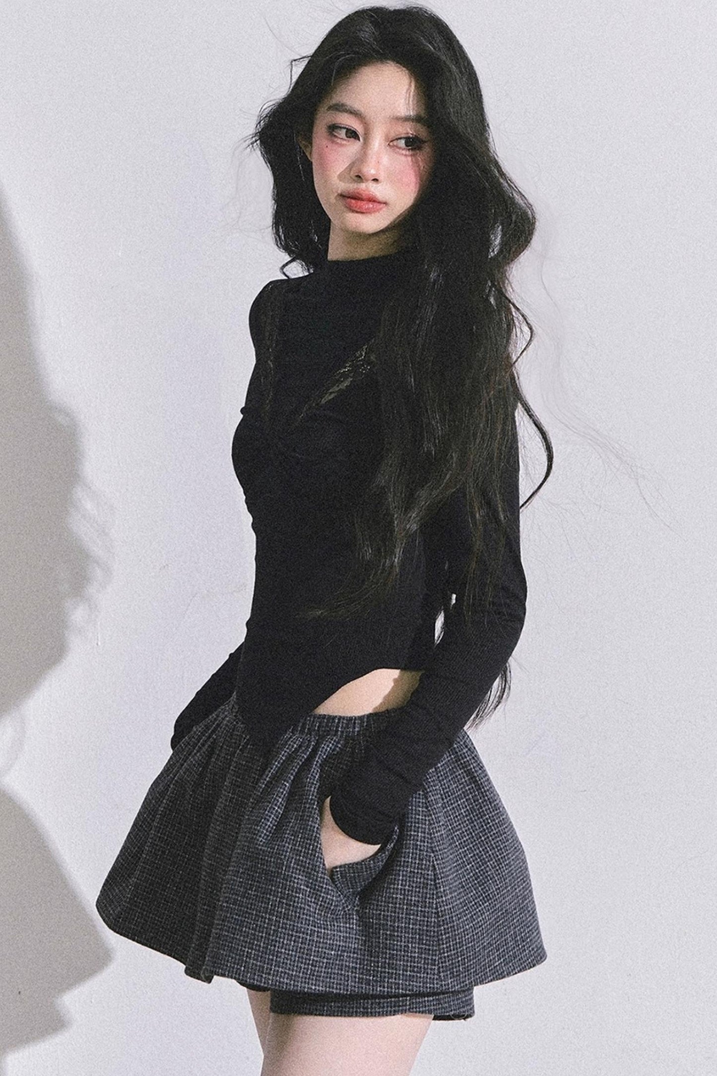 Lace Pure Desire Sexy Knitted T-Shirt