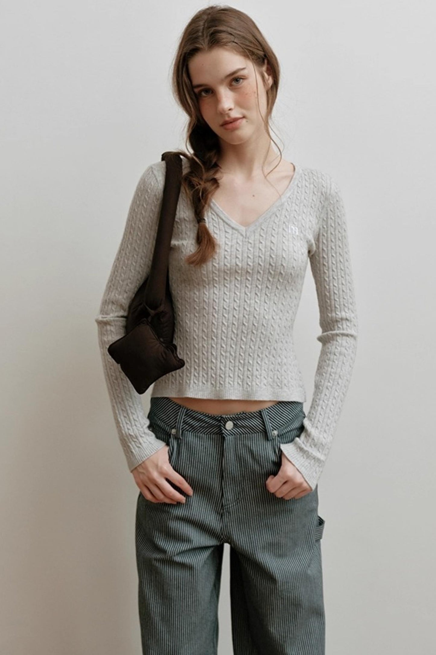 Velvet Twist Knitting Top