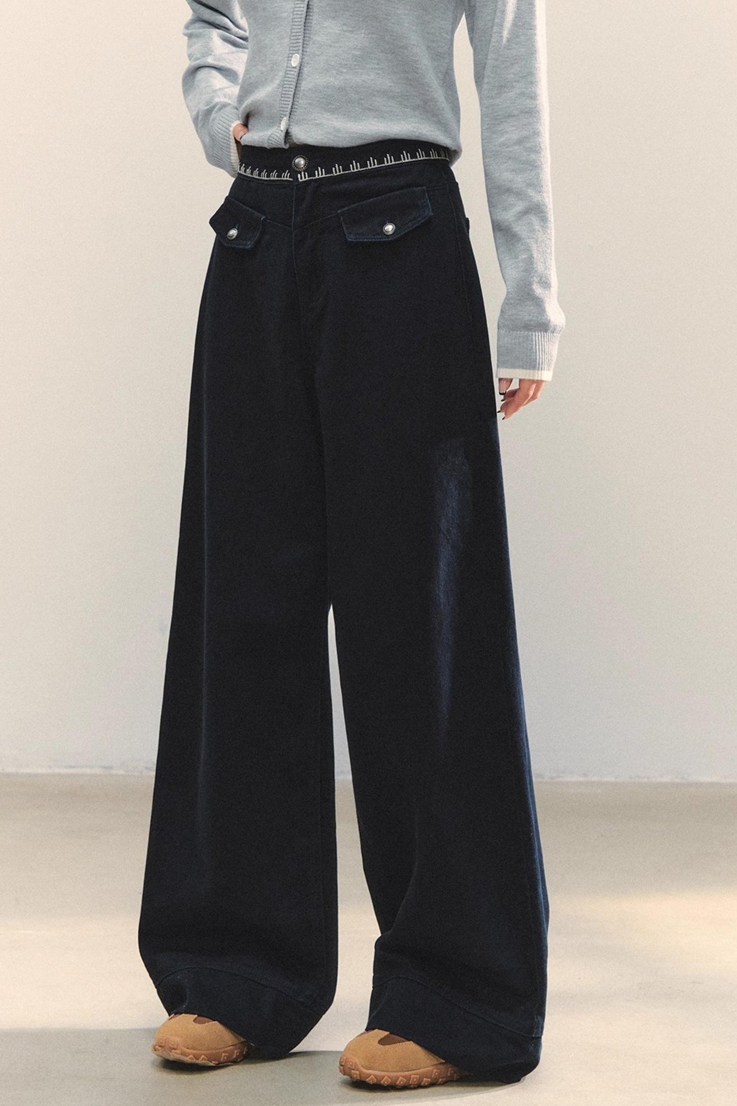 Asymmetrical Denim Jacket Skirt Set-Up