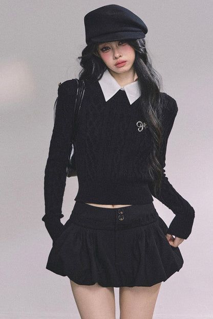 High Intelligence Knitted Top