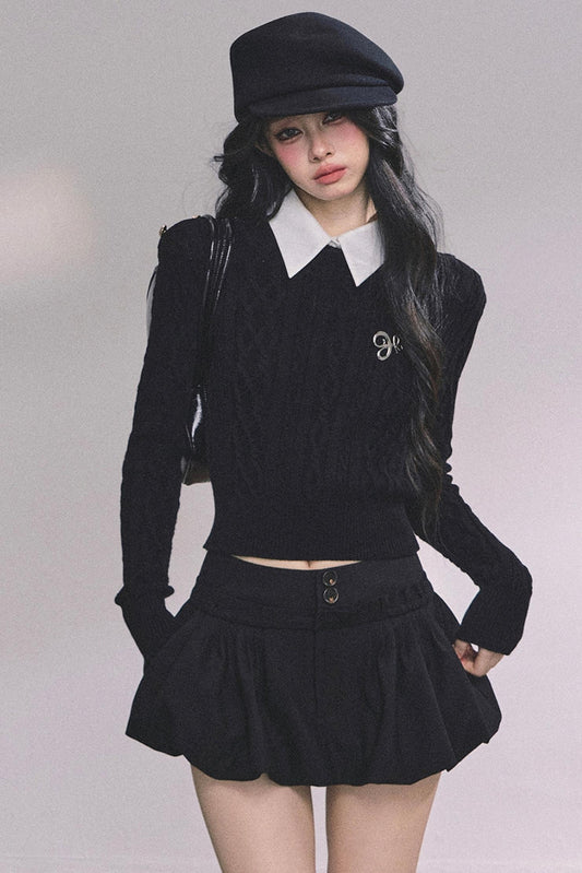 High Intelligence Knitted Top