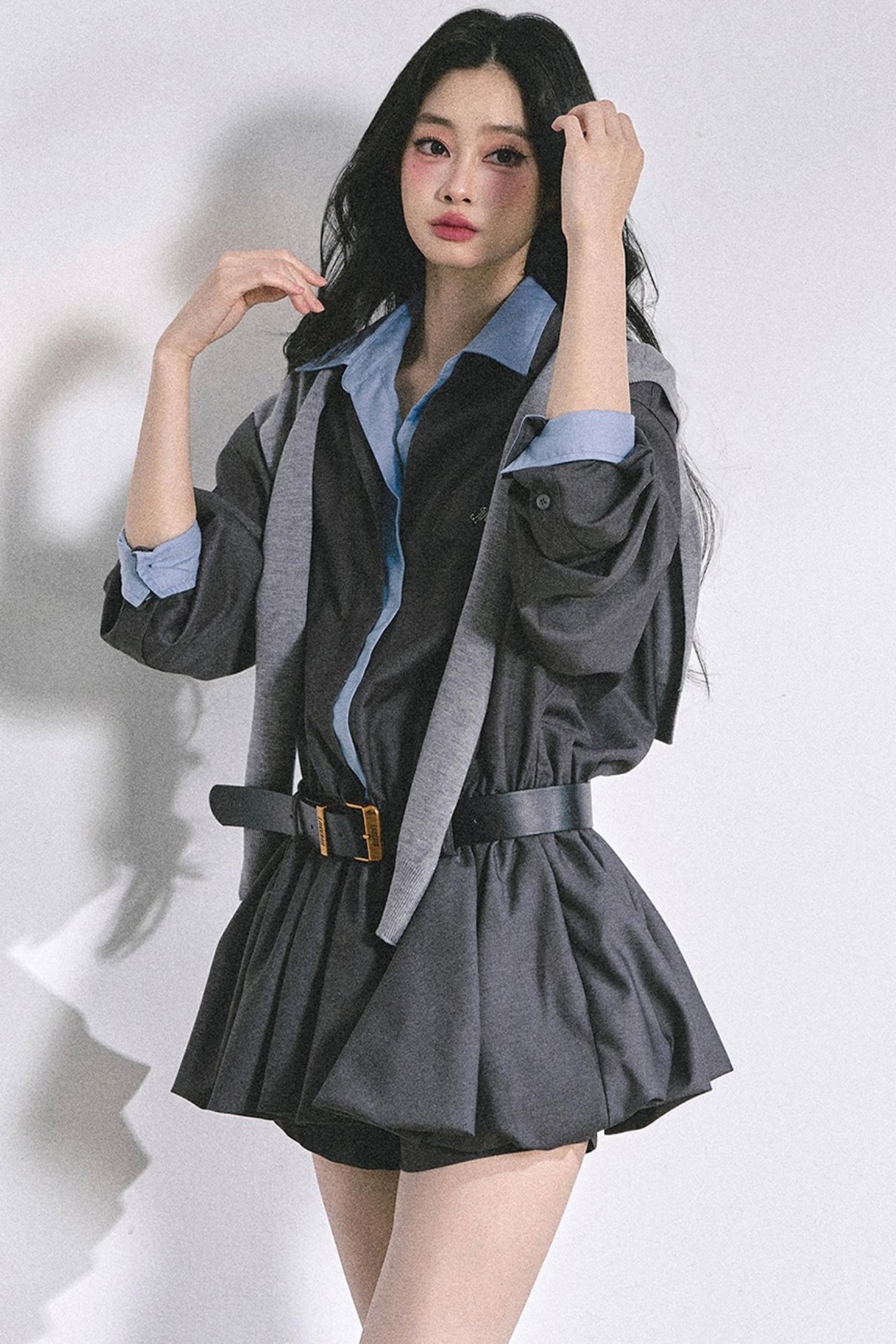 Autumn Bud Slim Dress Set-Up