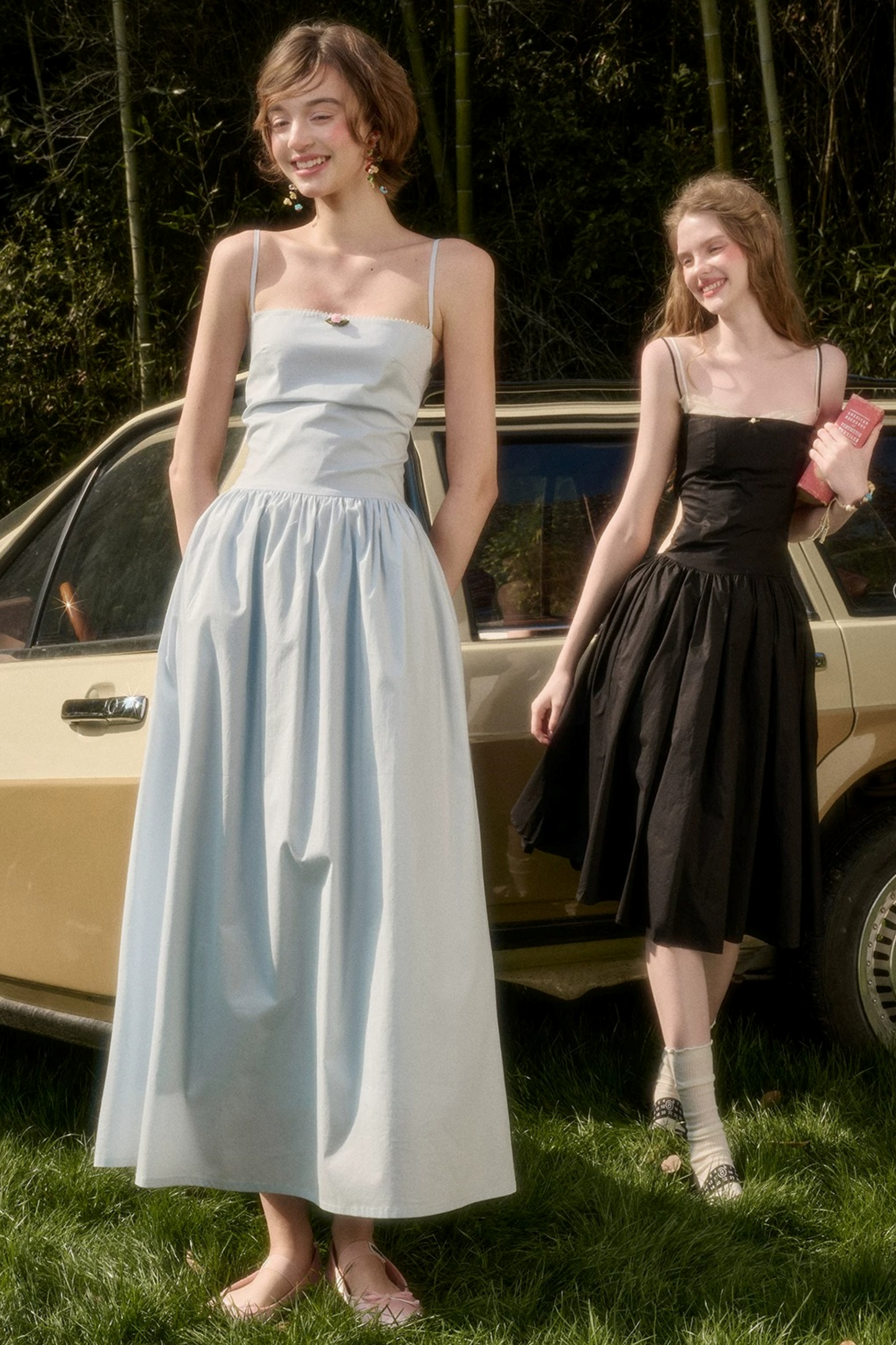 Babyblaues Baumwoll-Feenkleid