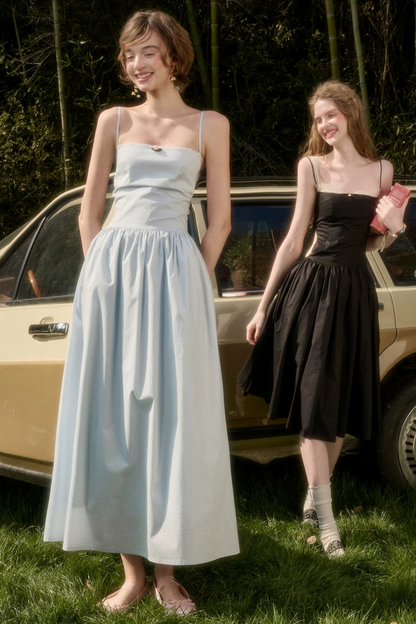 Babyblaues Baumwoll-Feenkleid