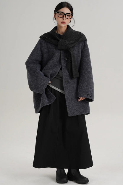 Temperament Woolen Coat