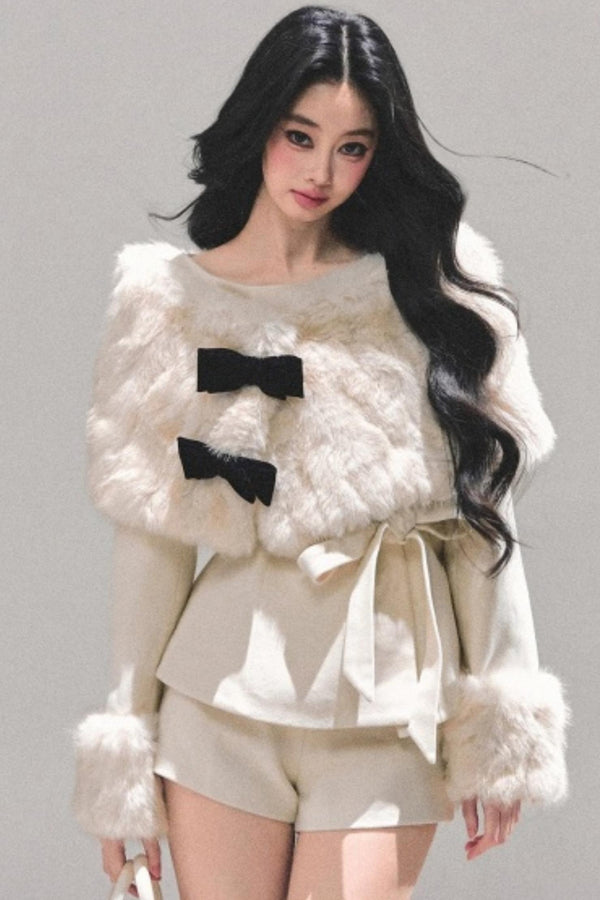 French Light Luxury Winter Coat Set-Up