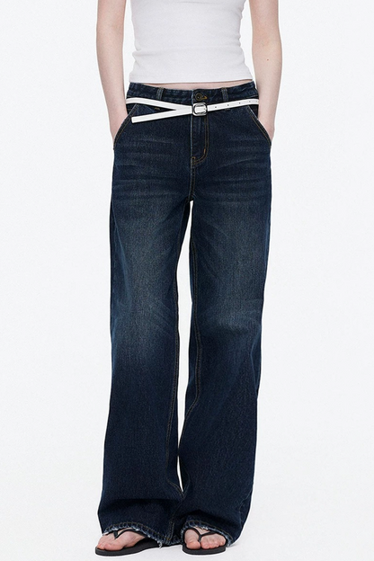 Cotton Vintage Washed Jeans