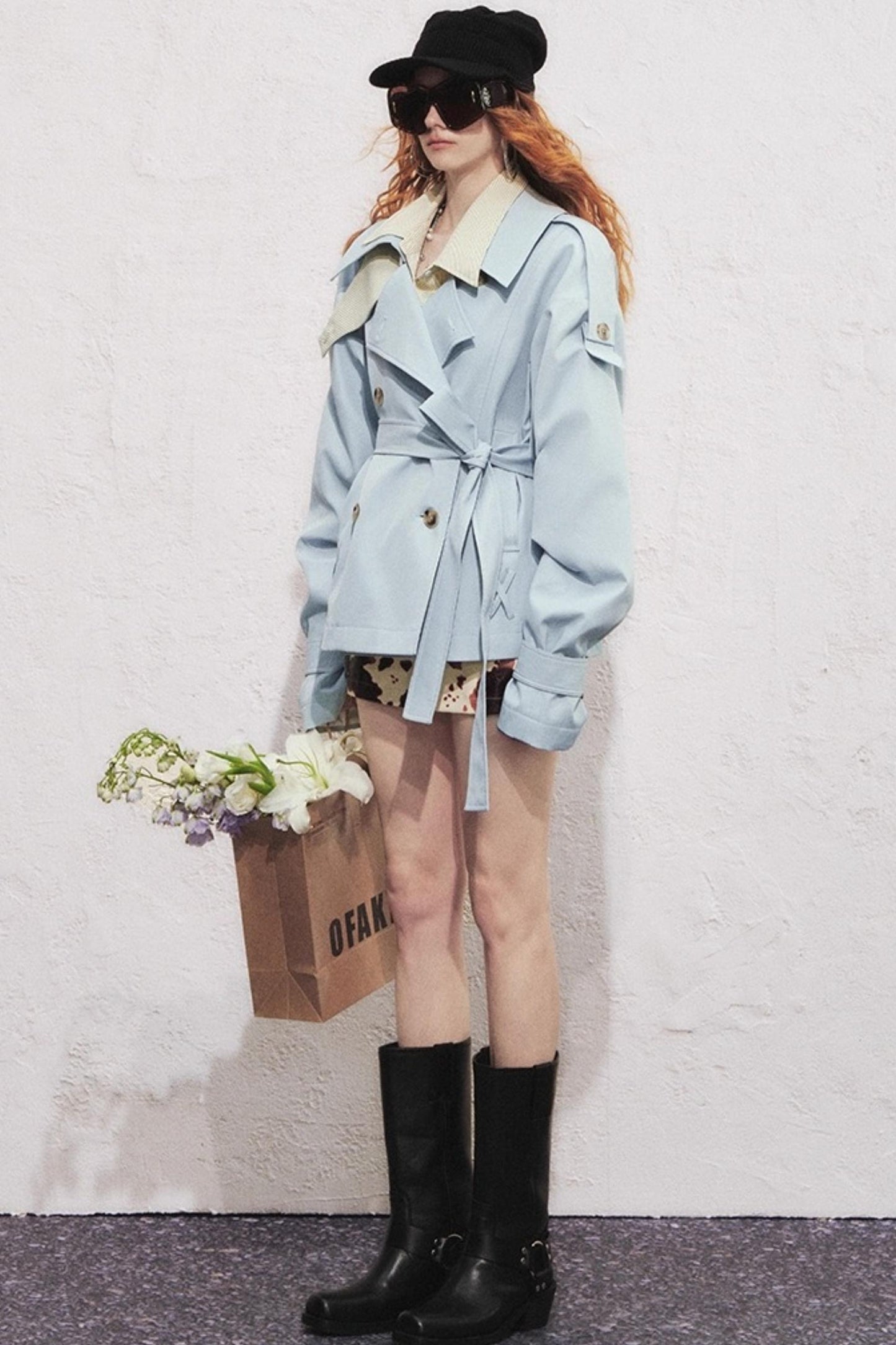 Classic Stand-Up Collar Trench Coat