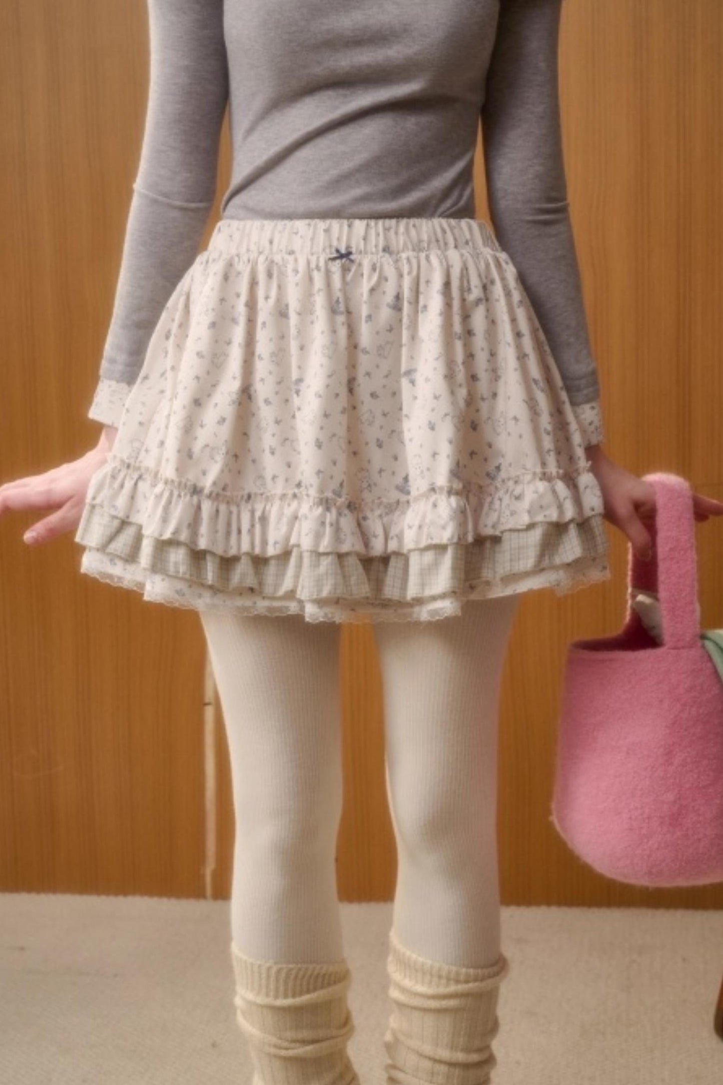 Milky Way Print Top and Skirt Set-Up