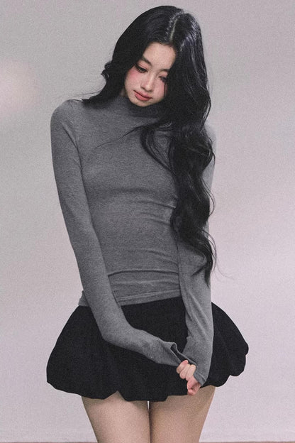 Maple Leaf Knit Sweater Cape Set-Up