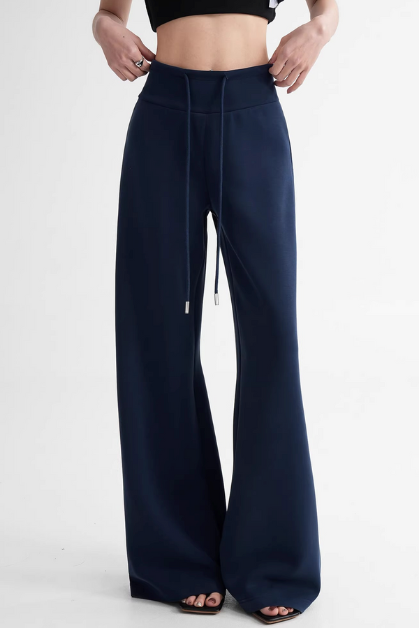 Modal Knit High-Waisted Pants