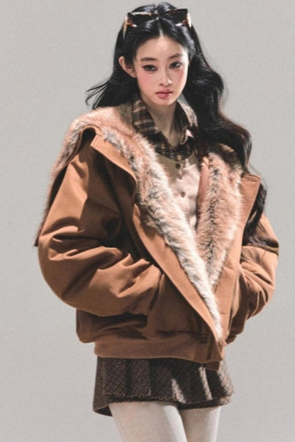 Plush Winter Padded Coat