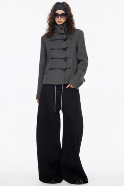 Classic Wide-Leg Fleece Sweatpants