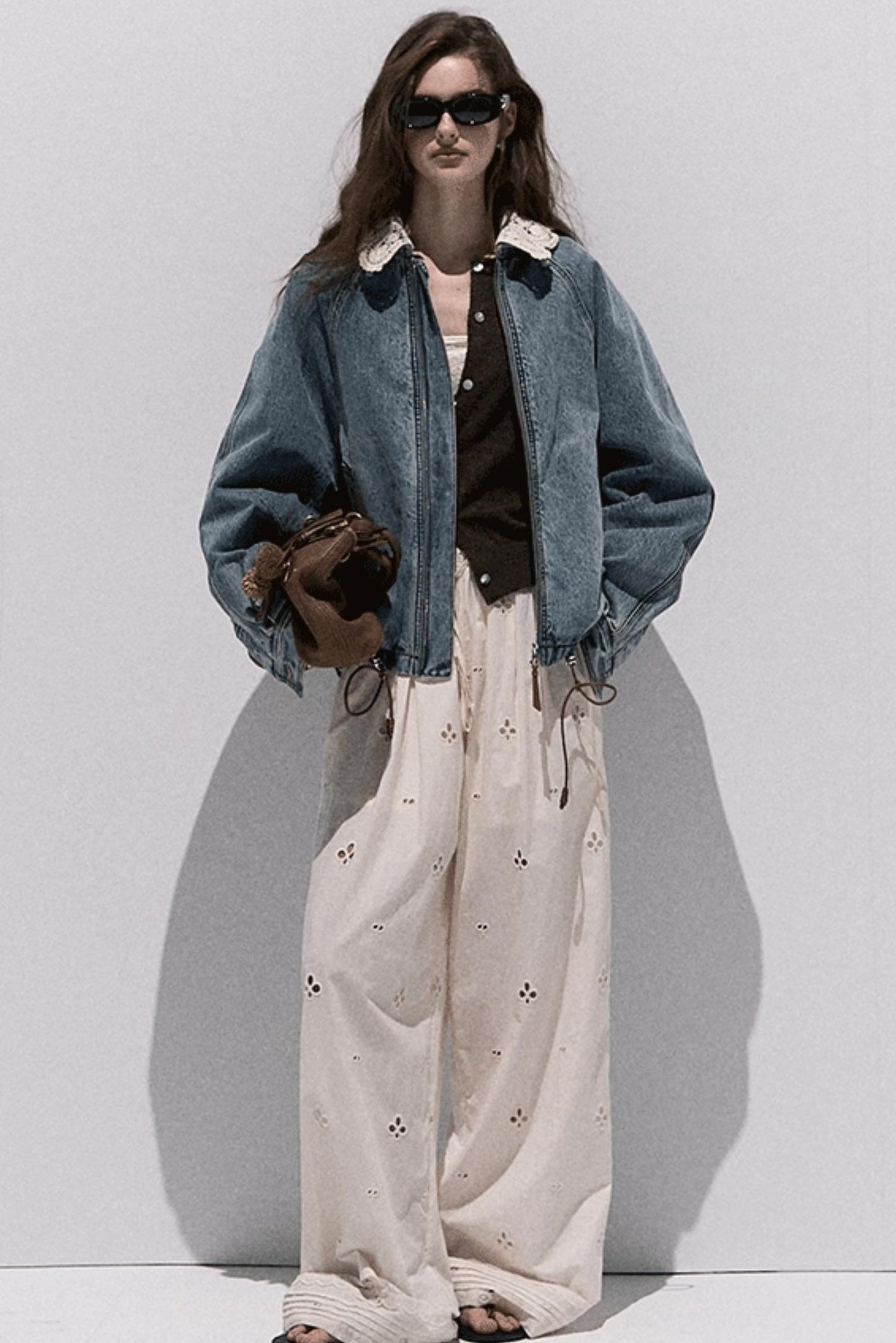 Vintage Braided Denim Jacket Set-Up