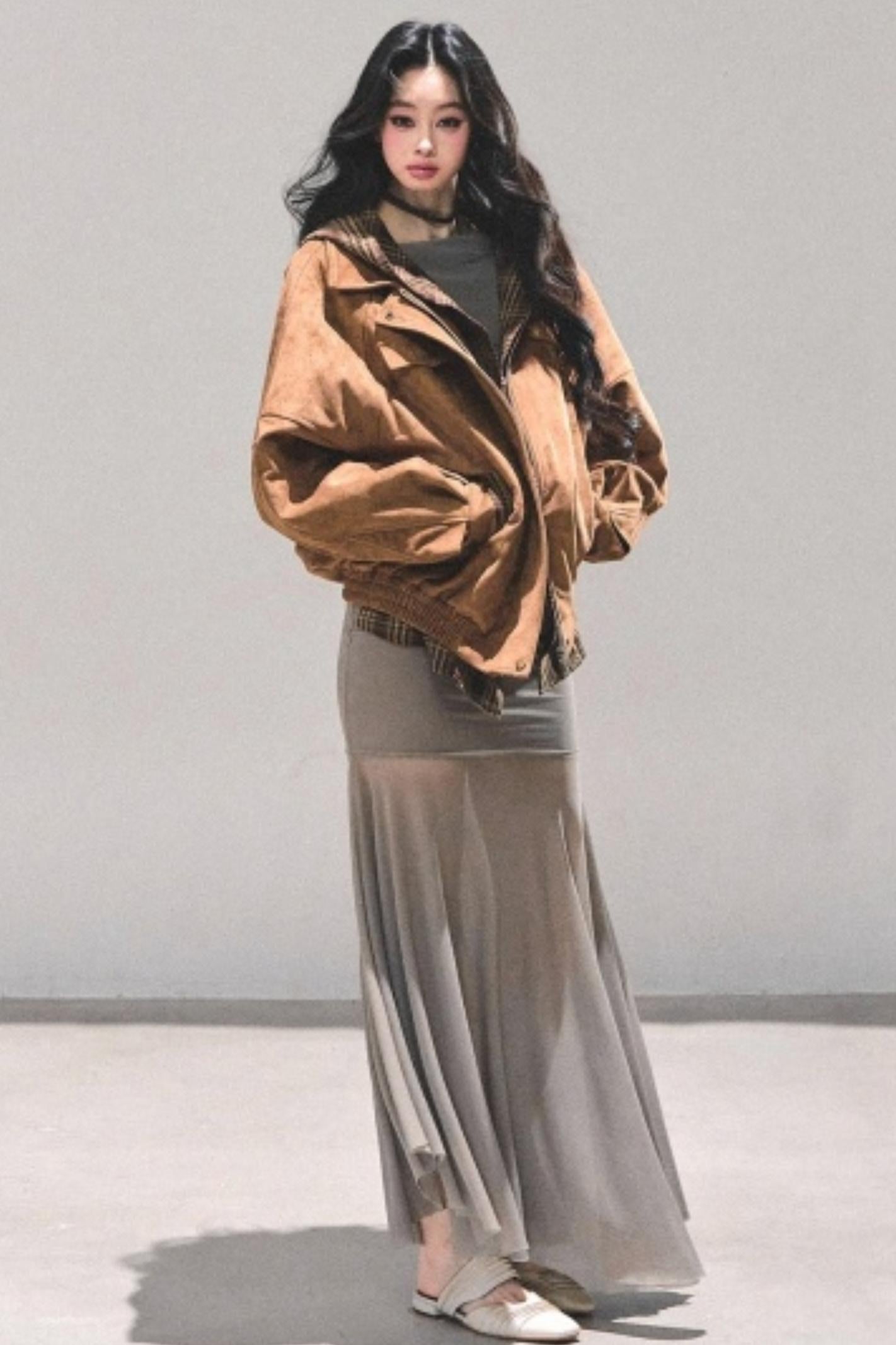 Slim-Fit Autumn Dress