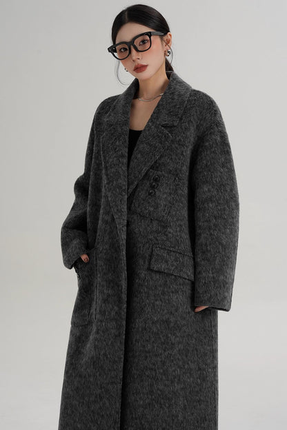 Pocket Design Wool Coat