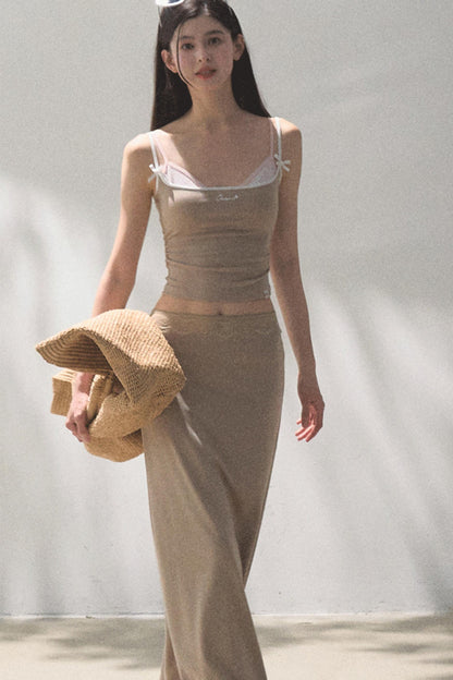 Lace High-Waist Skirt