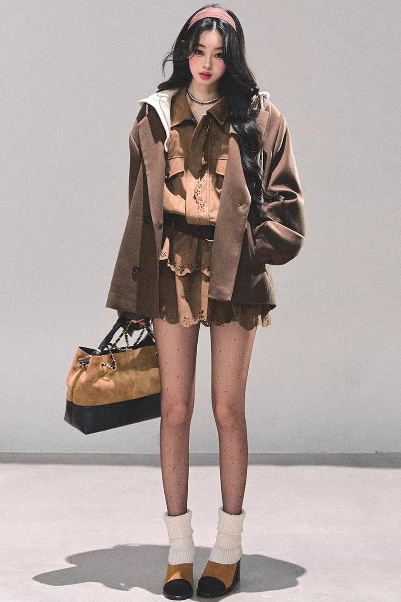 Minimalist Hooded Blazer