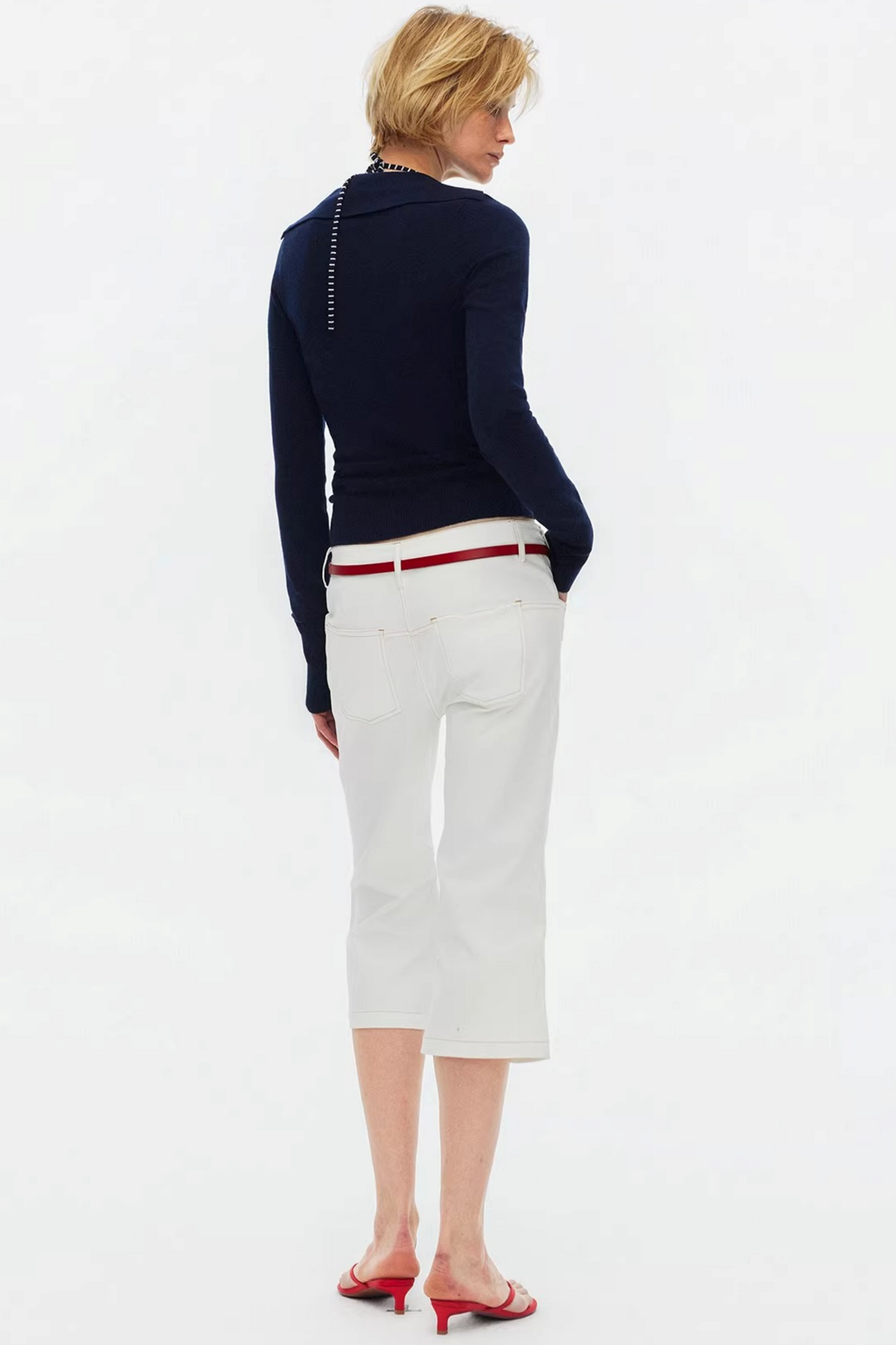 Vintage Exposed Seam Flared Jeans