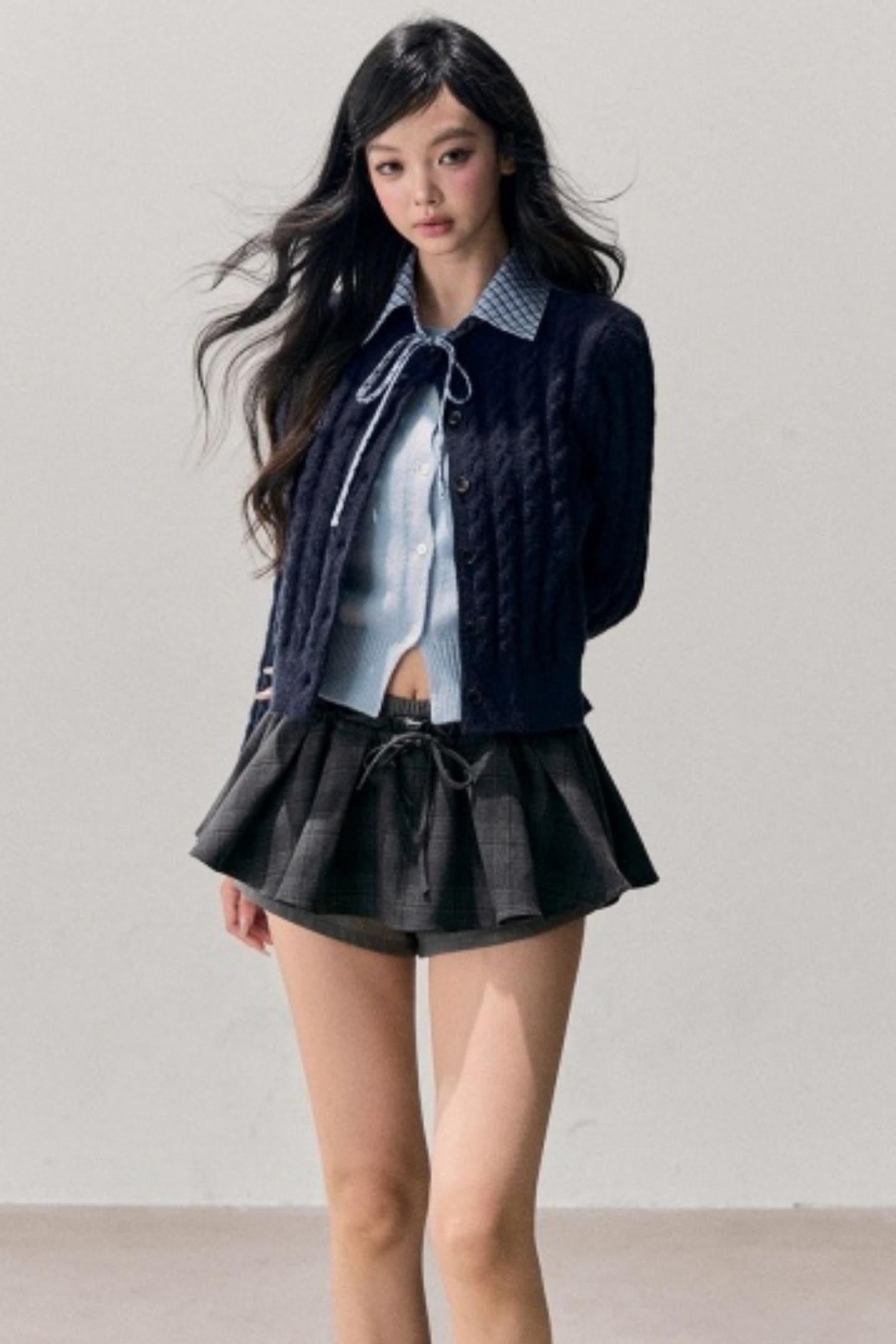 Plaid Annie Waltz Skirt