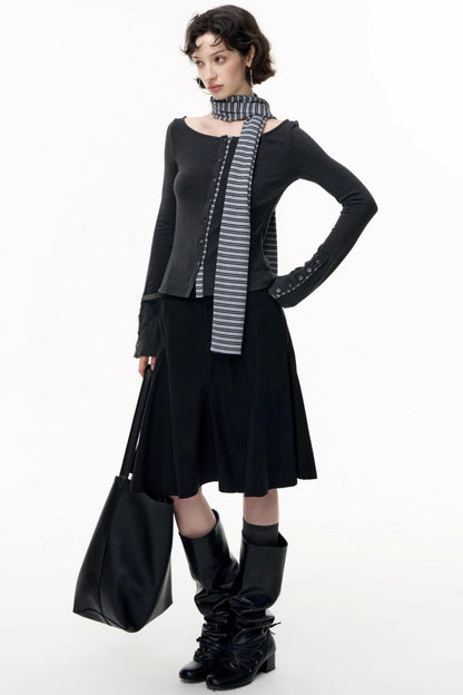 Black Slimming Skirt