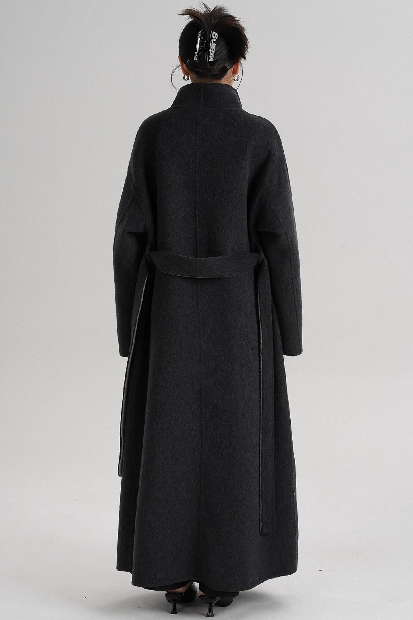 Stand-Up Wool Coat