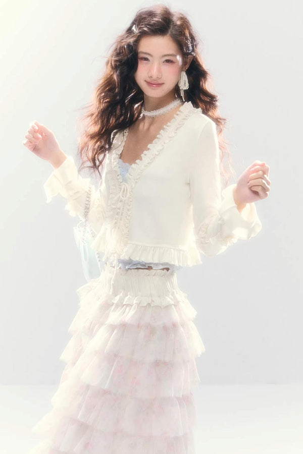 Comfort Embracing Knitted Cardigan Top