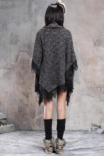 Retro Punk Cross Cloak