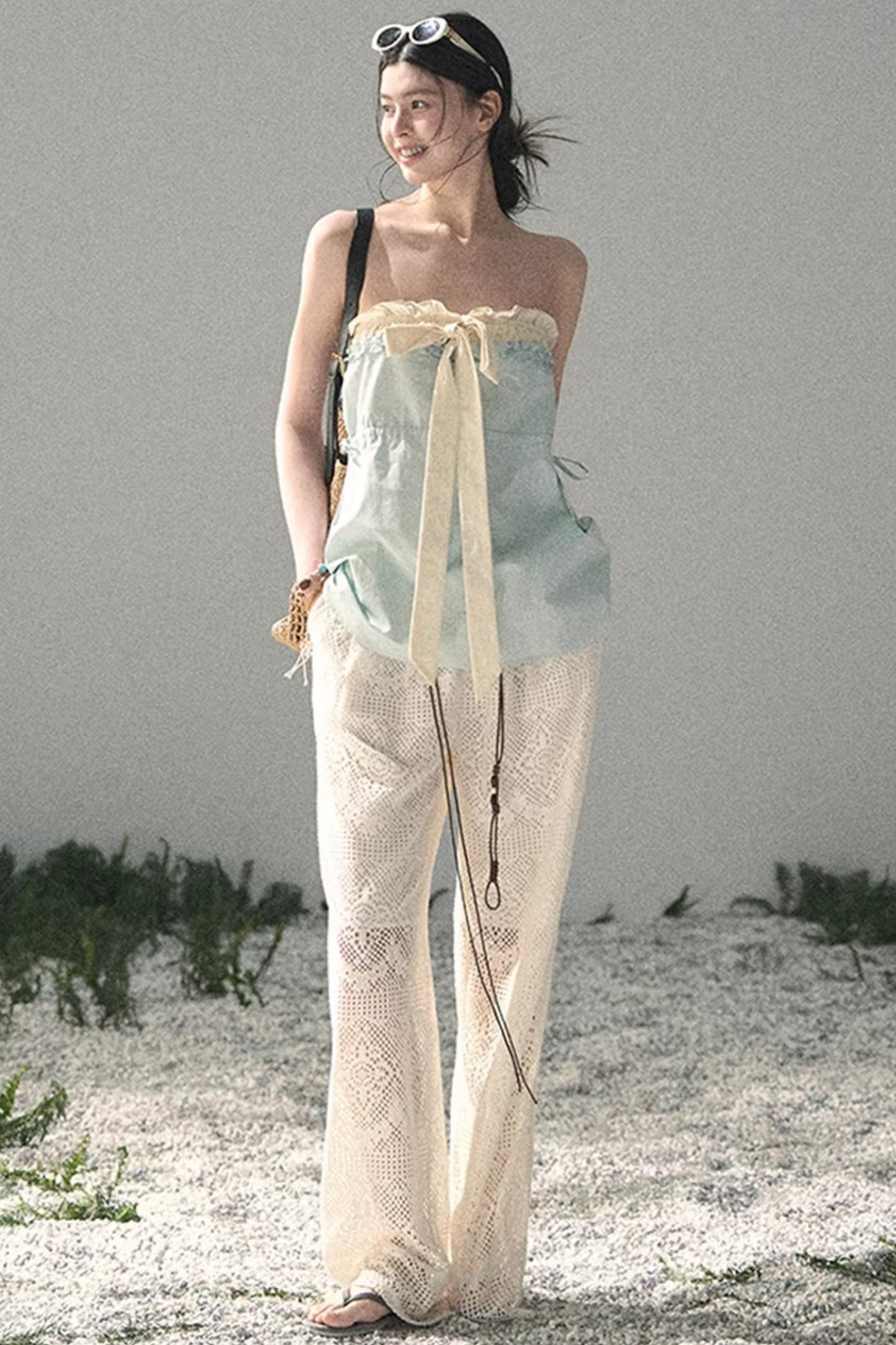 Wide-Leg Summer Pants