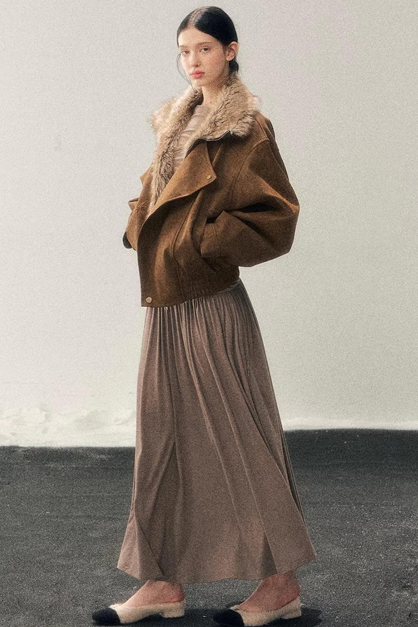 Ribbon Bodycon Winter Dress