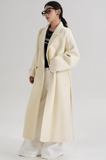 Minimalist Wool Long Jacket