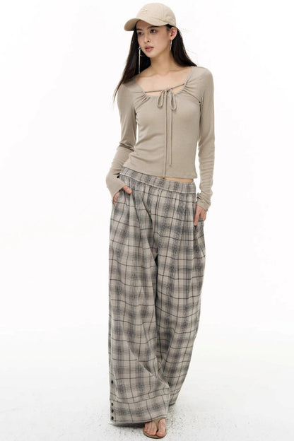 Vintage Wide-Leg Slacks