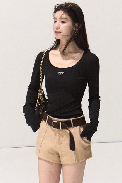 Night Woolen Short Pants