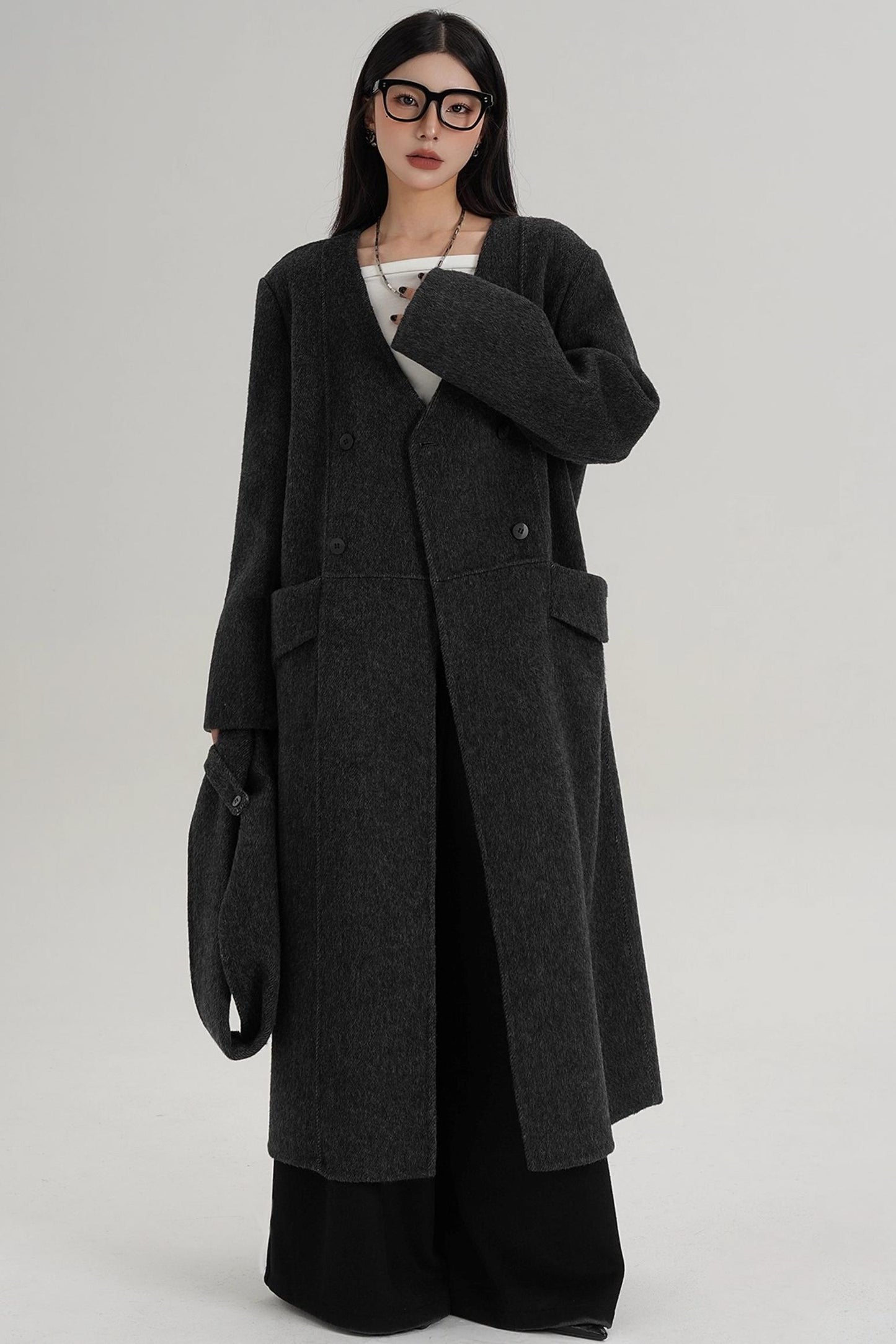 Wool Reversible Coat