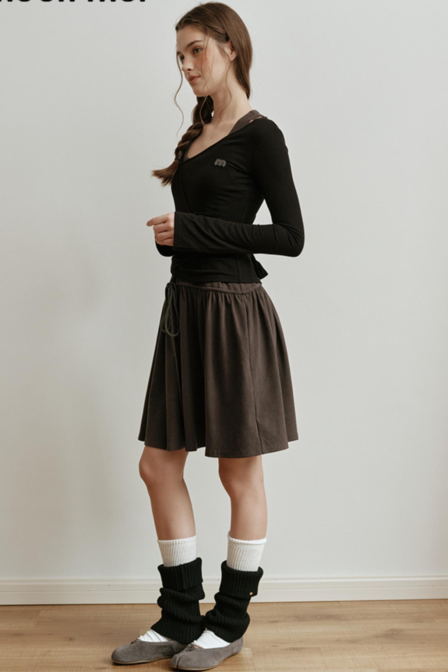 Gold Label Knitted Wool Blend Calf Sock Cover