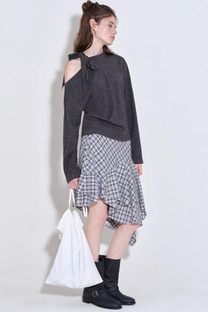 Lazy Plaid Skirt