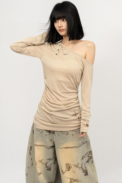 Lightweight Slanted Shoulder Base Top