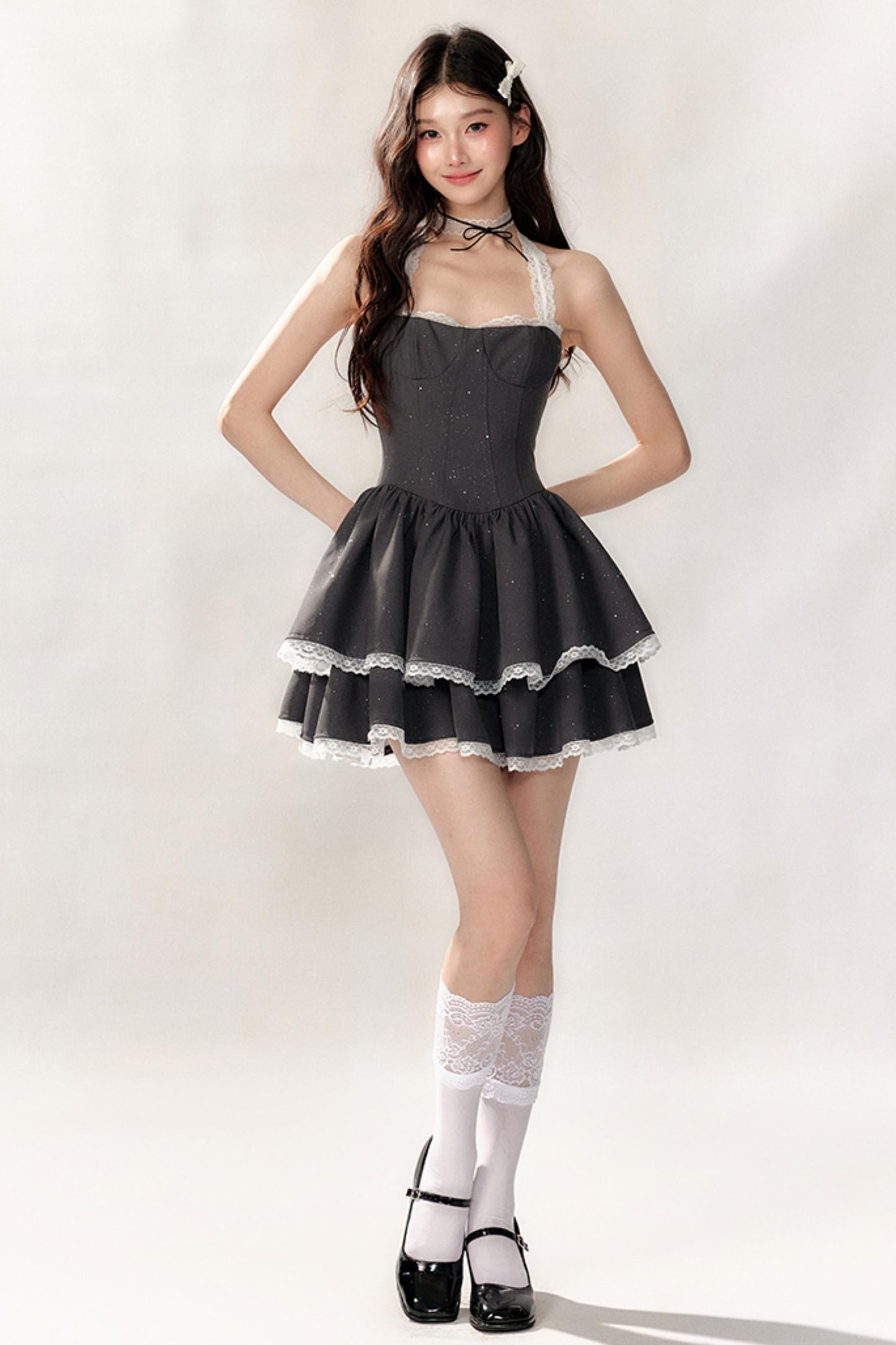 Sparkling Ballet Sequin Dress Set-Up