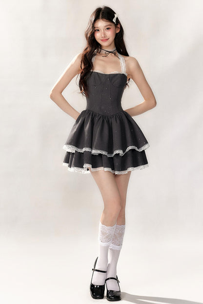 Sparkling Ballet Sequin Dress Set-Up