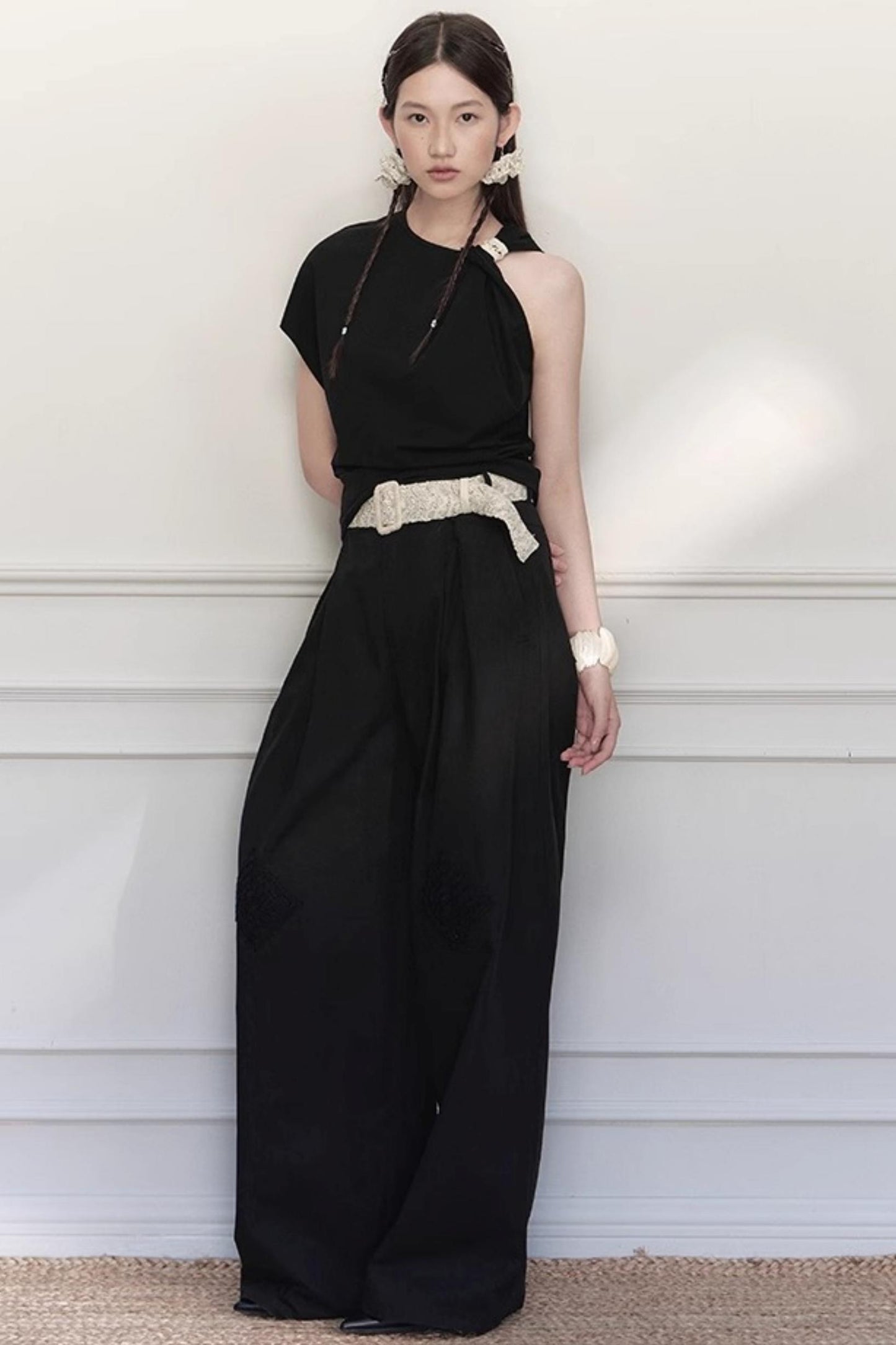 Twisted Cloud Shoulder Tee