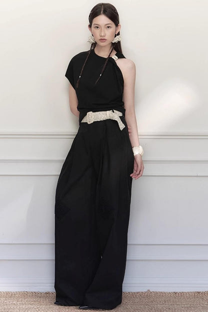 Twisted Cloud Shoulder Tee